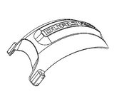 Photo of Dualtron Victor Rear Mudguard spare part