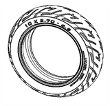 Photo of 10x2.70-6.5 Minimotors Tubeless Tire spare part