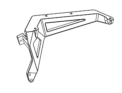Photo of Dualtron Kicktail Controller Mounting Bracket Left spare part