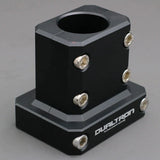 Photo of 66 No Fold Triple Clamp 2 Thru Bolt Silver Jam Nut Headset accessory