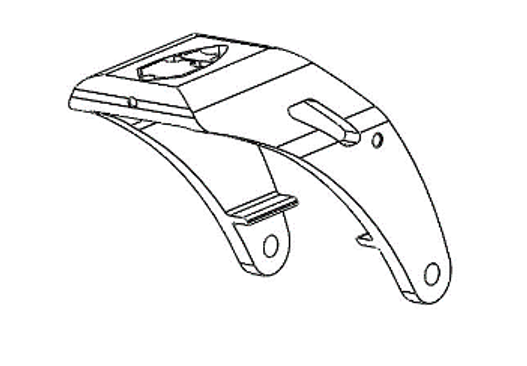 Photo of Speedway V Front Metal Fender (Steering Tube Base) spare part
