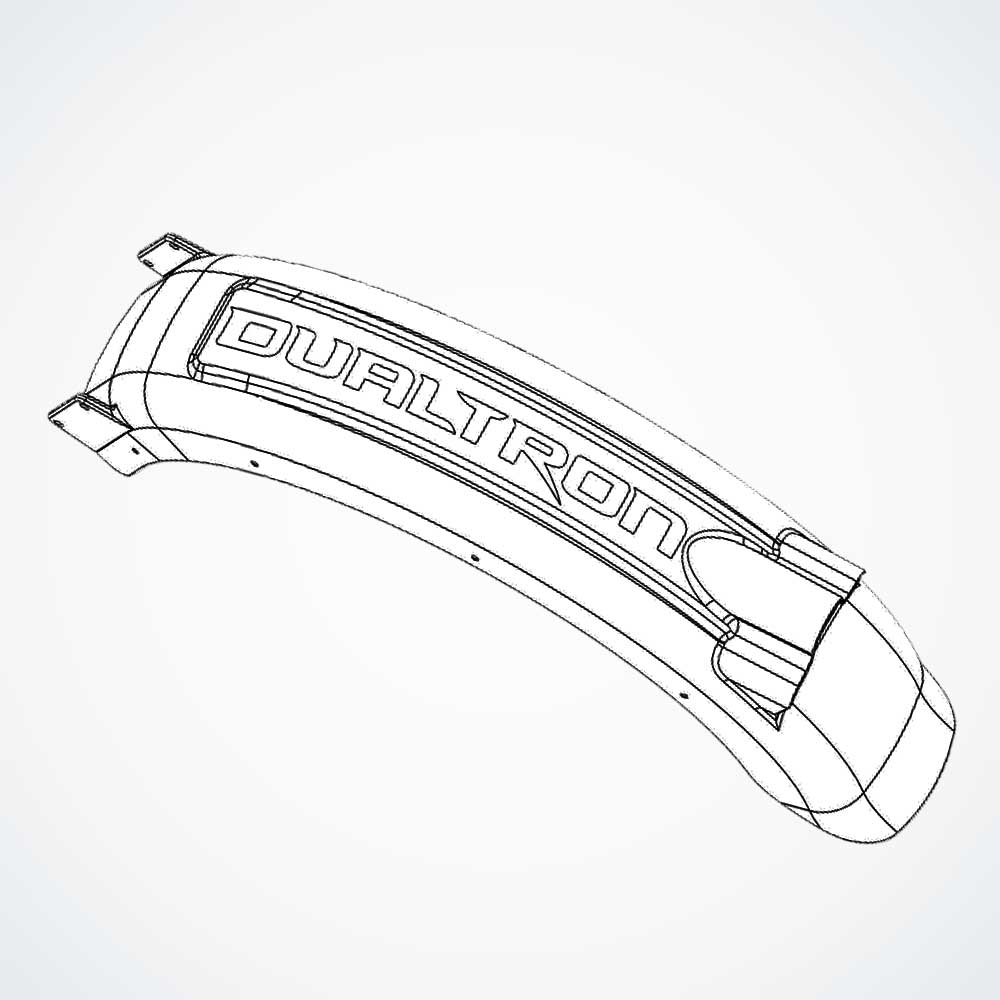 Dualtron City Rear Mudguard