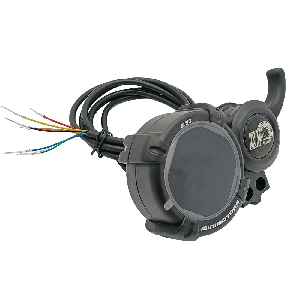 MiniMotors EY3 color throttle with app compatibility and included wire for electric scooters