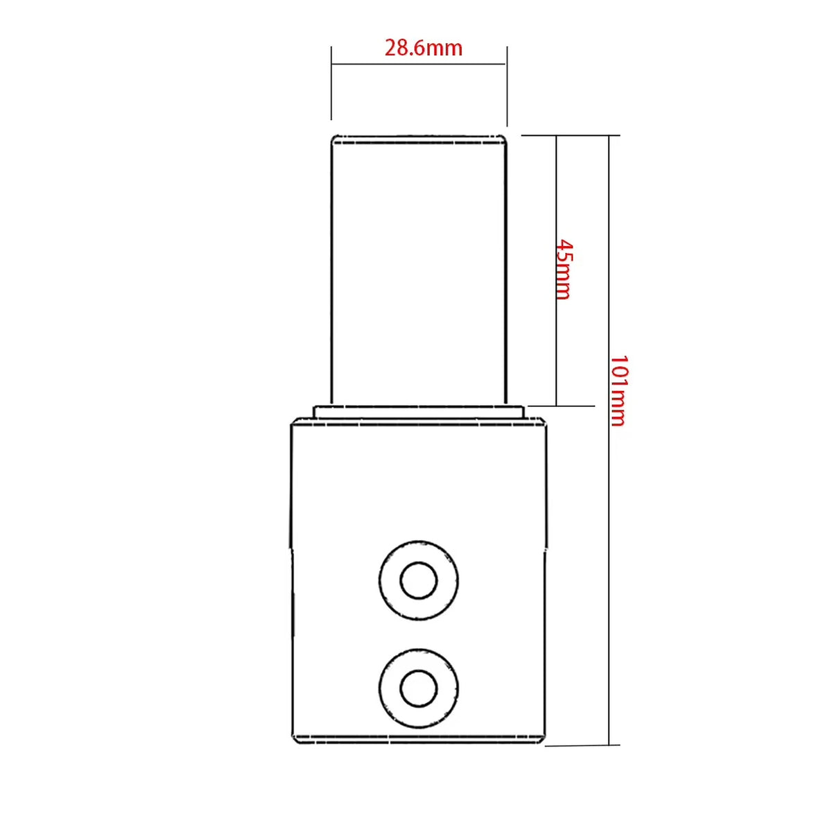 66 Stem Adapter for Dualtron Scooters