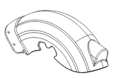 Photo of Dualtron Spider Eagle Ultra Rear Mudguard spare part