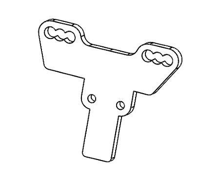 Photo of Thunder 2 Brake Bracket spare part