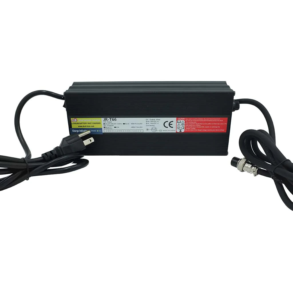 Photo of 66.4V 6.5A GX-16 3 Pin Connector Fast Charger for 60V Battery spare part