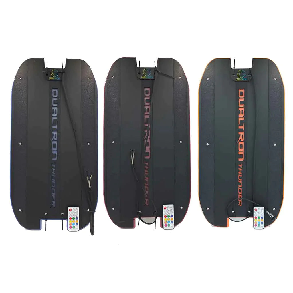 Photo of CarbonRevo Dualtron Storm Limited LED 3D Blue Deck Cover accessory