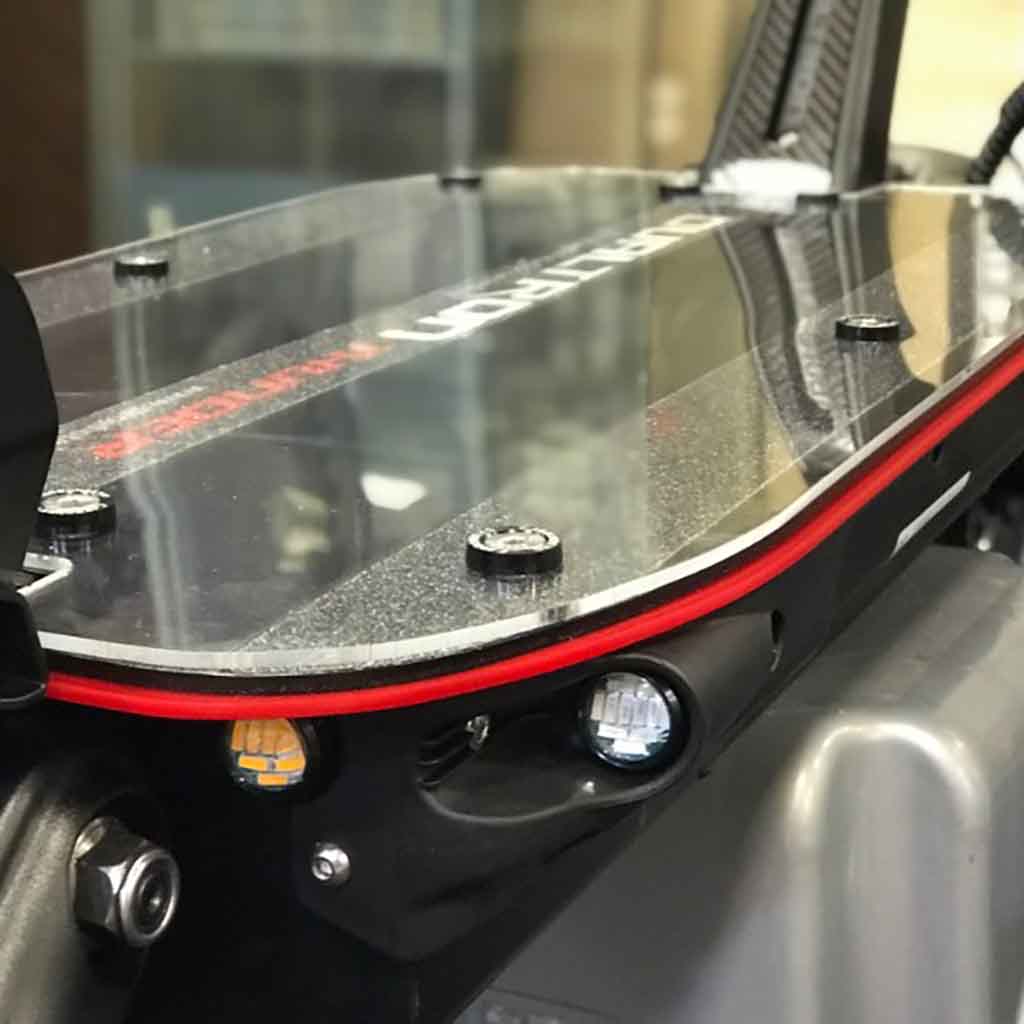 Photo of CarbonRevo Dualtron Spider 2 Matte Black Deck Cover accessory